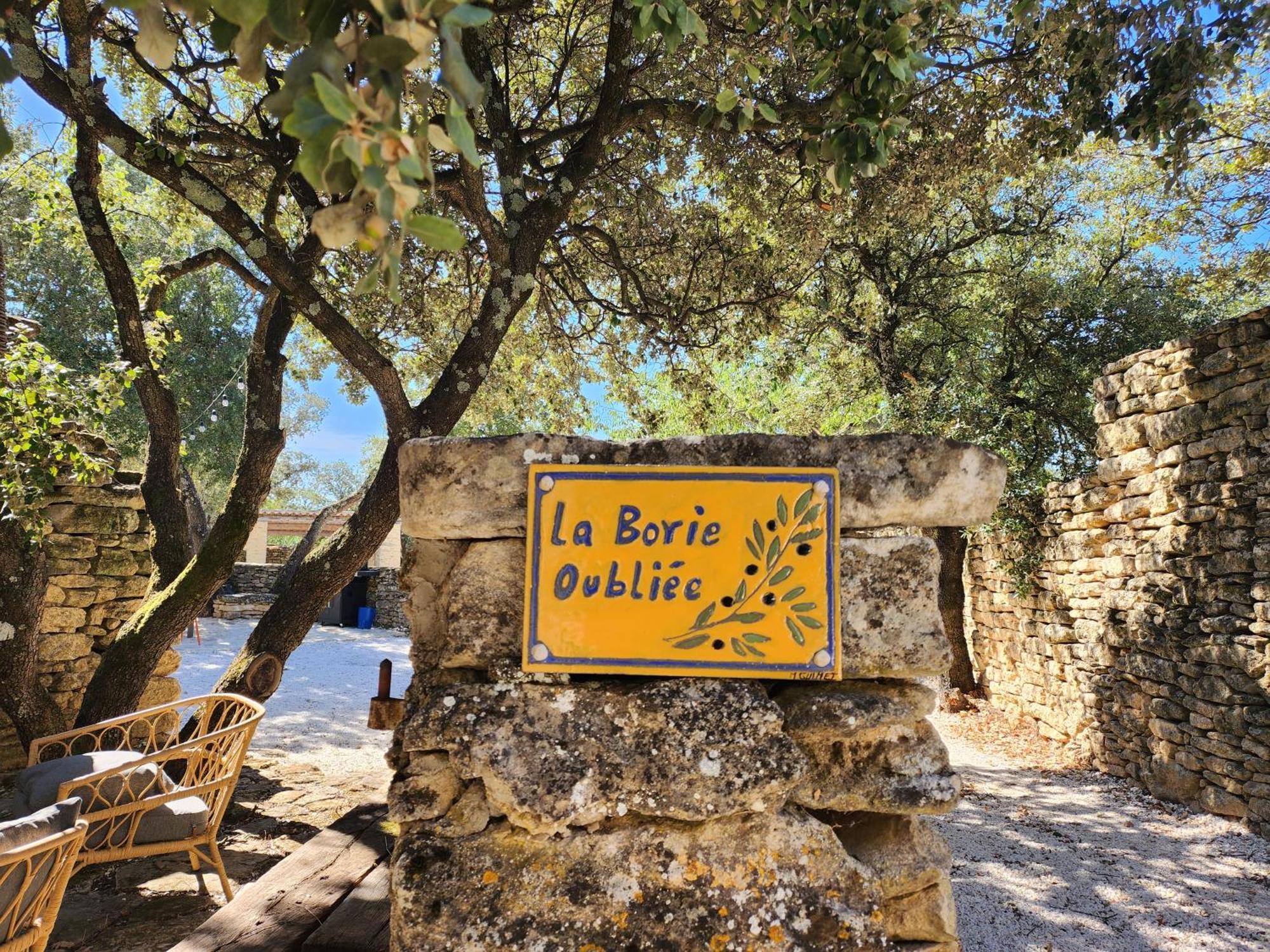 La Borie Oubliee Villa Gordes Exteriör bild
